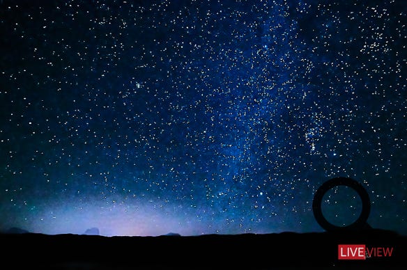 milky way in assynt scotland suilven view 