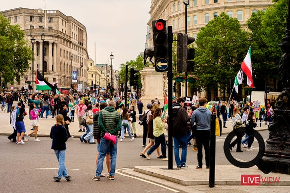 palestine protest in london 