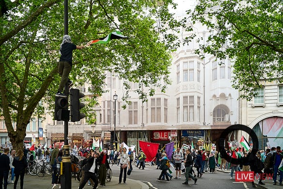 palestine protest in london 