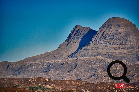 suilven view assynt scotland 