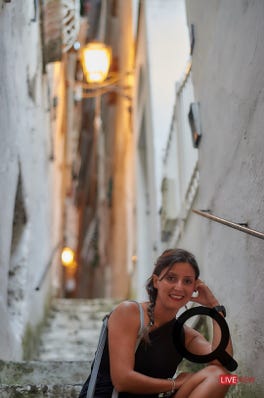 my model in amalfi 