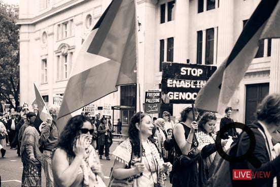 palestine protest in london 