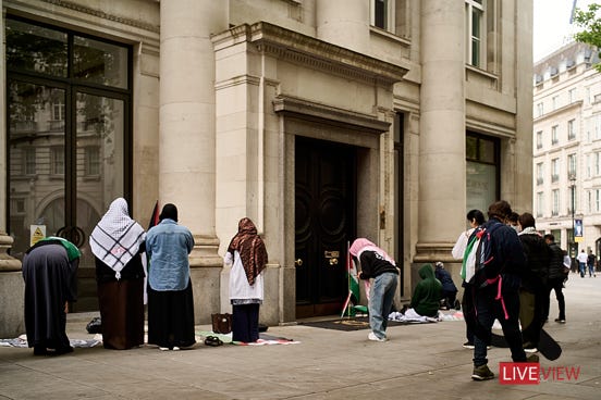 palestine protest in london 