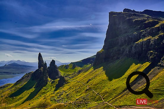 old men of storr isle of skye scotland view montain 