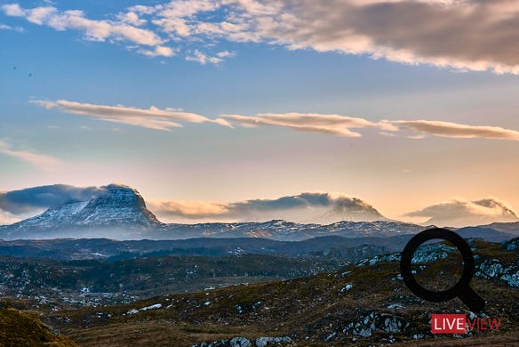 montain view in assynt suilven view assynt scotland 