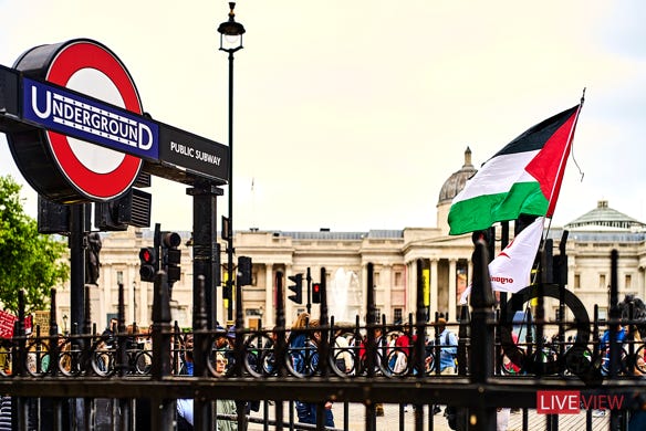 palestine protest in london 