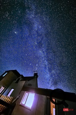 milky way in assynt scotland 