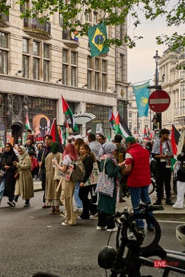 palestine protest in london 