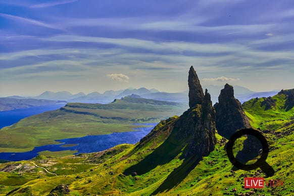 old men of storr isle of skye scotland view montain 