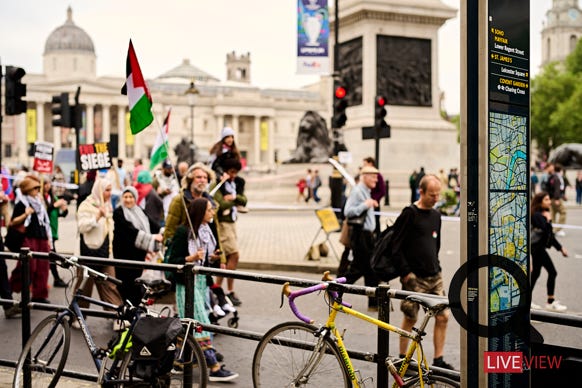 palestine protest in london 