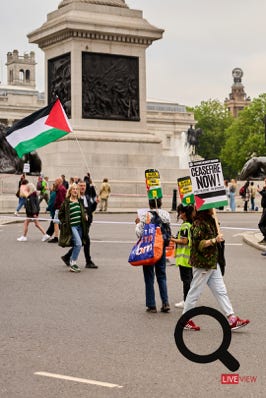 palestine protest in london 