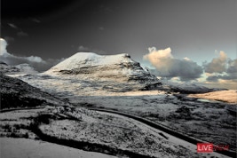 lunar view of quinag assynt 