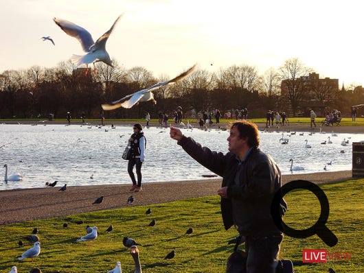  hyde park londom men 